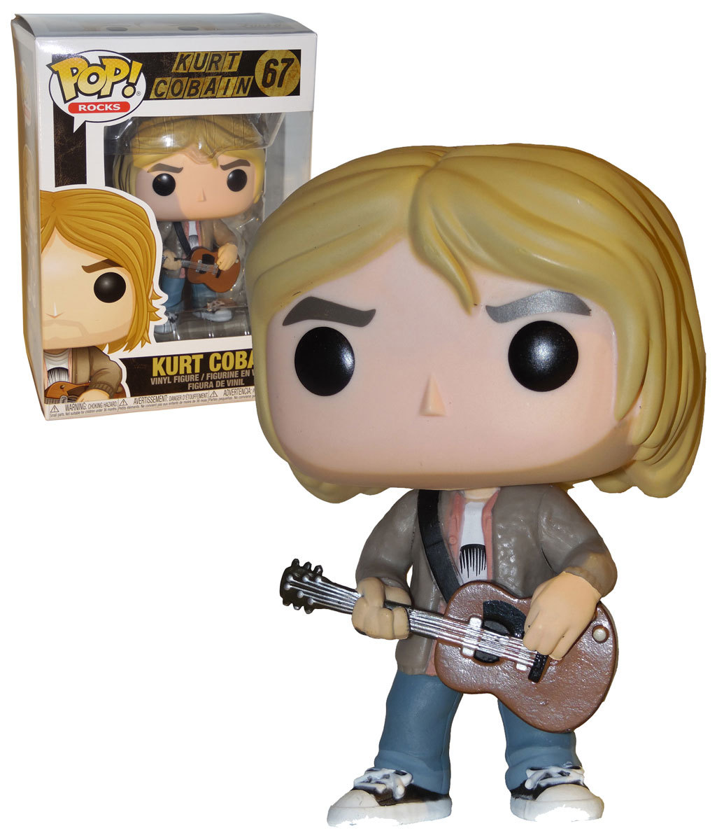 Funko POP! Rocks Kurt Cobain 67 Kurt Cobain (MTV Unplugged) New