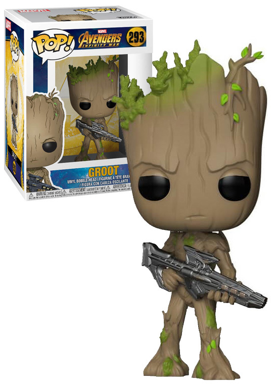 Funko POP! Marvel Avengers Infinity War 293 Groot (2018 Movie) New