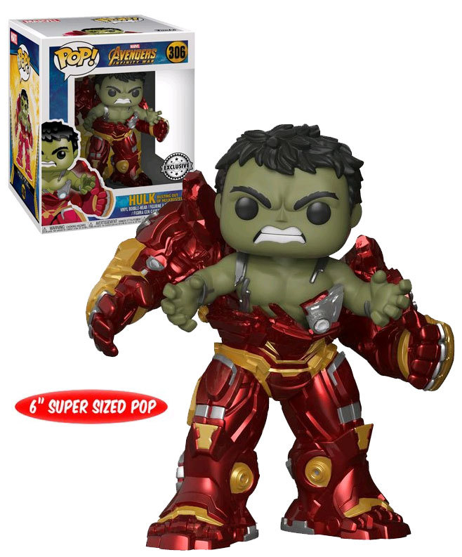 Funko POP! Marvel Avengers Infinity War 306 6" SuperSized Hulk