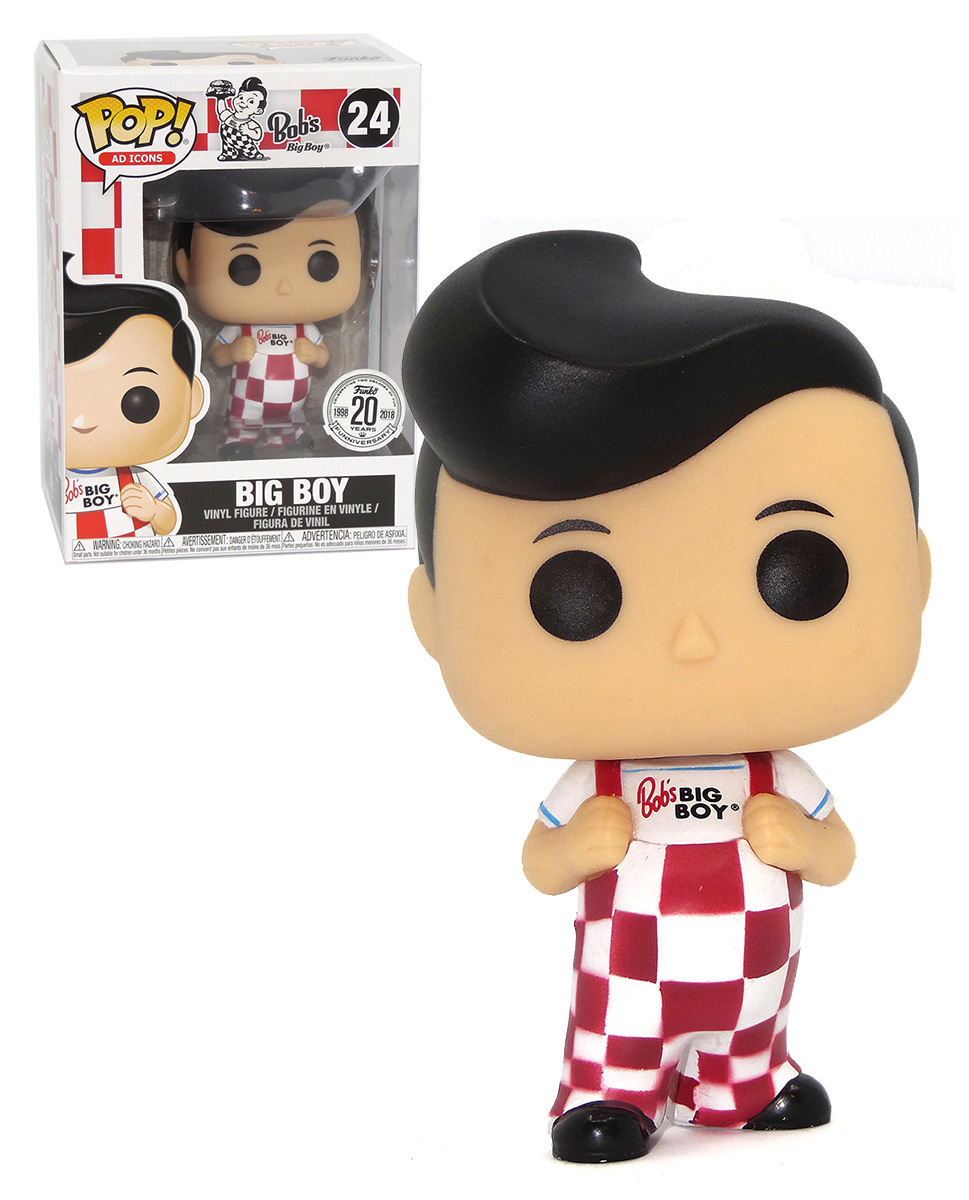 Funko POP! Ad Icons Bob's Big Boy 24 Big Boy 20 Years Funniversary Release New, Mint Condition