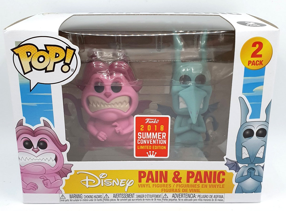 Funko POP! Disney Hercules Pain & Panic 2 Pack Funko 2018 SDCC New