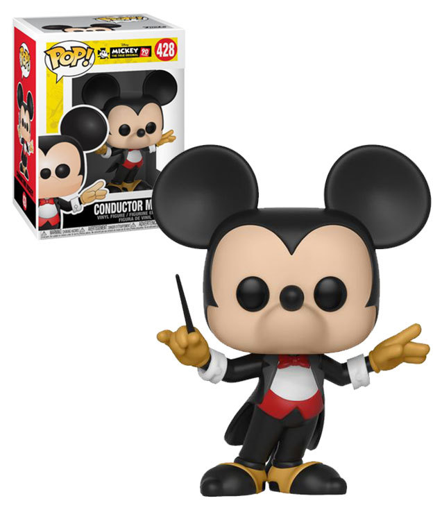 Funko POP! Disney Mickey Mouse 90 Years 428 Conductor Mickey New