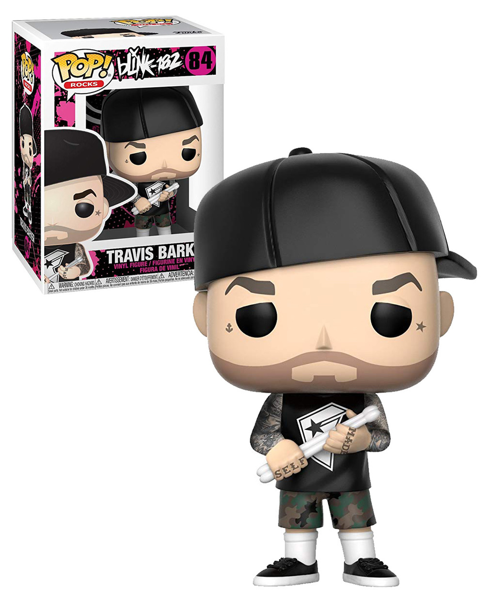 Funko POP! Rocks Blink 182 84 Travis Barker New, Mint Condition