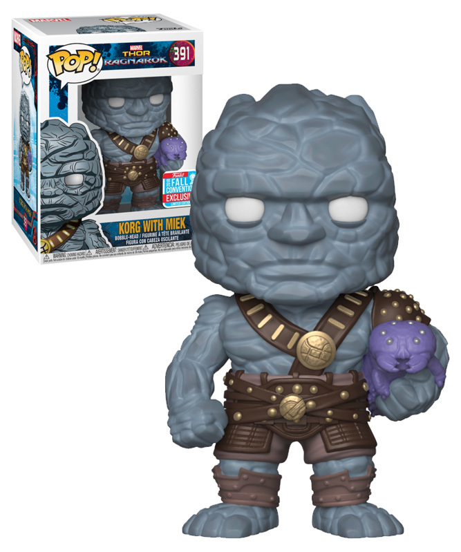 Funko POP! Marvel Thor Ragnarok 391 With Miek 2018 New York Comic