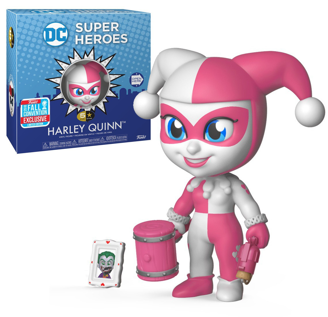 Funko 5 Star DC Super Heroes Harley Quinn (Pink) Funko 2018 New York