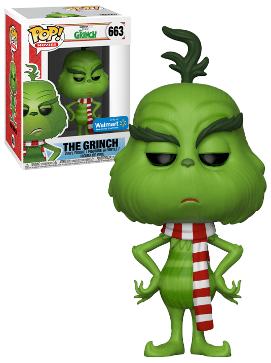 Funko POP! Movies Dr. Seuss The Grinch 663 The Grinch (With Scarf