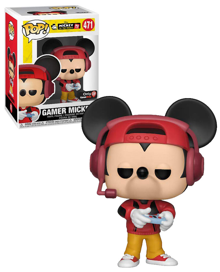 Funko POP! Disney Mickey Mouse 90 Years 471 Gamer Mickey Gamestop