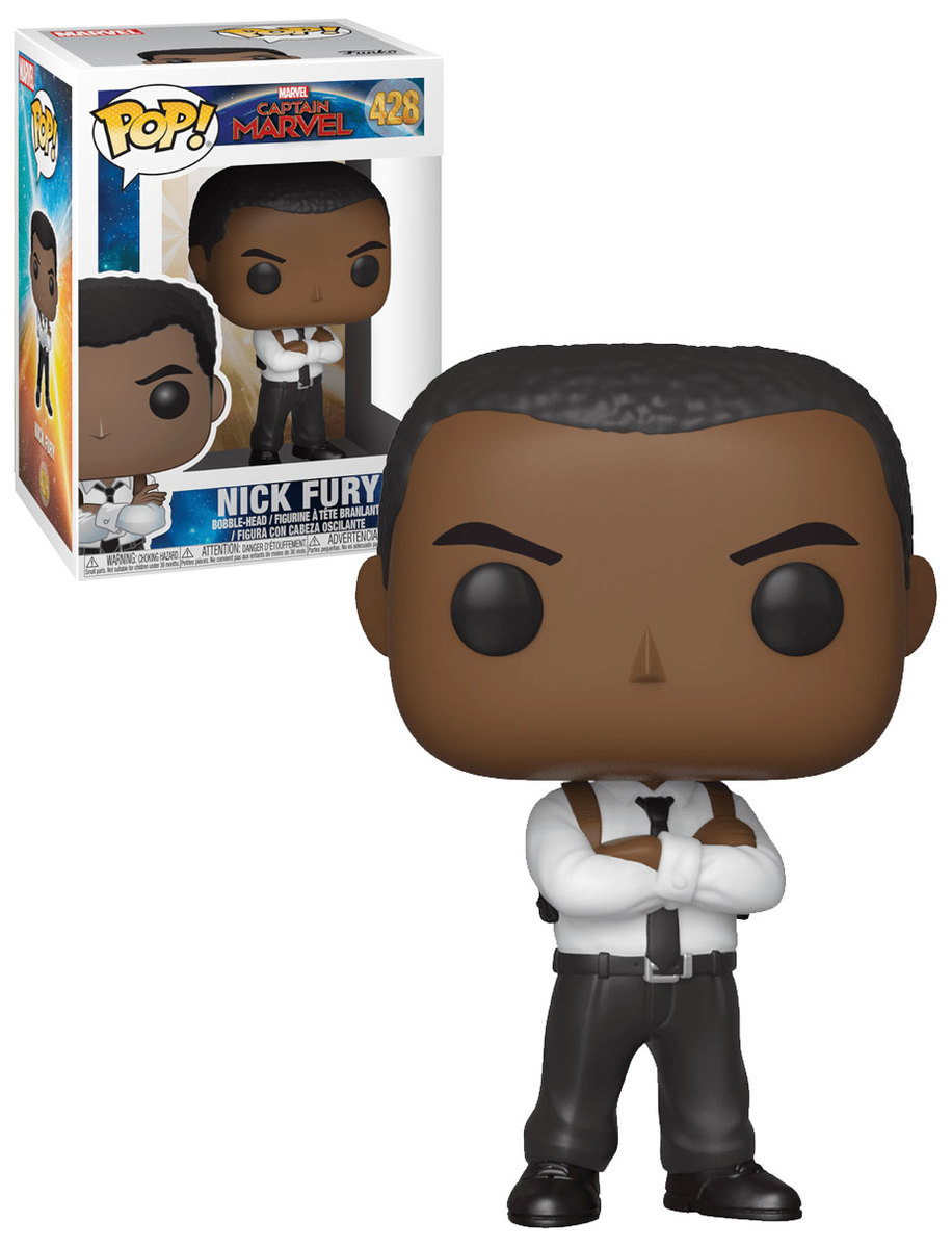 Funko POP! Marvel Captain Marvel 428 Nick Fury New, Mint Condition