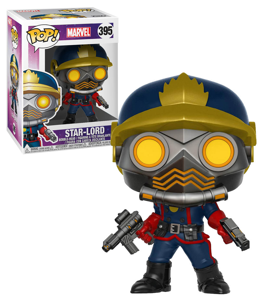Funko POP! Marvel 395 StarLord (Classic) New, Mint Condition