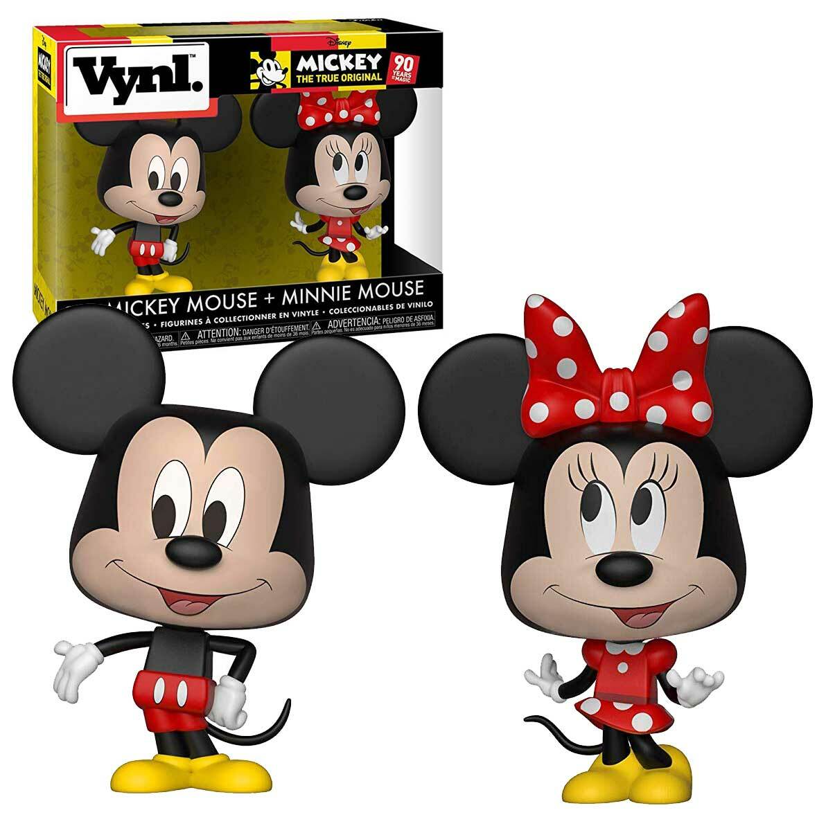Funko Vynl. Disney Mickey 90 Years Mickey Mouse + Minnie Mouse New