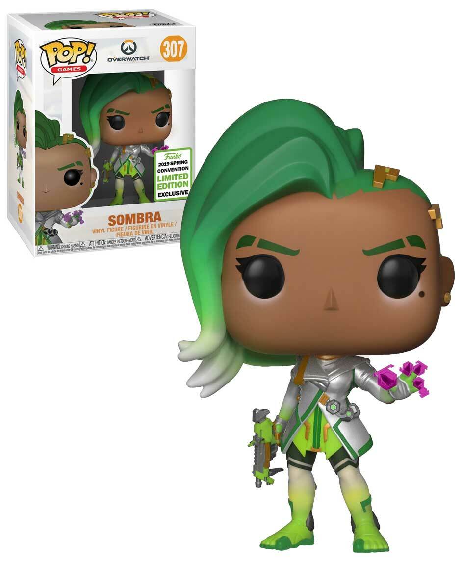 Funko POP! Games Overwatch 307 Sombra 2019 Emerald City Comic Con