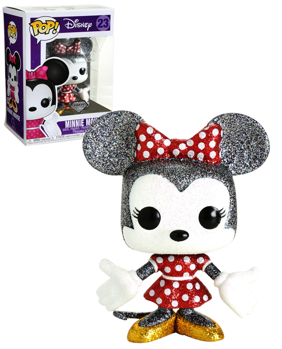 Funko POP! Disney 23 Minnie Mouse (Glitter) Diamond Collection New