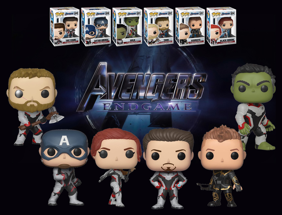 Funko POP! Marvel Avengers Endgame OG Bundle (6 POPs) New, Mint