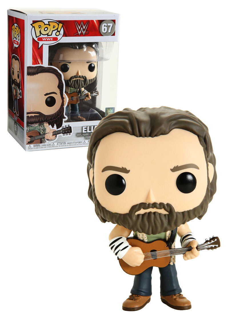 Funko POP! WWE 67 Elias New, Mint Condition
