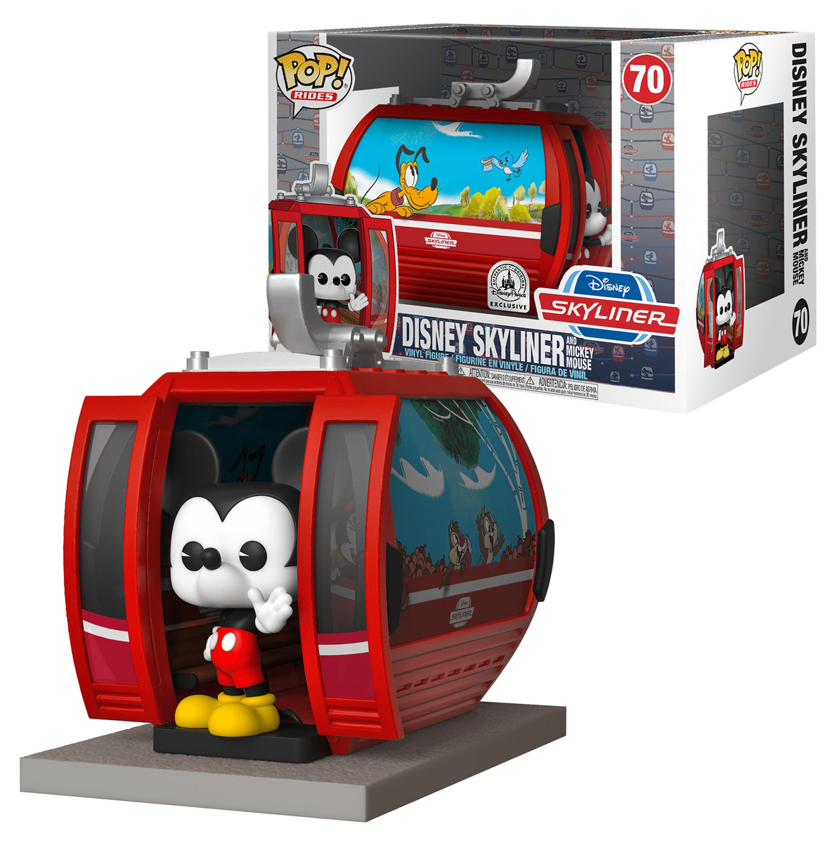 Funko POP! Rides Disney Parks 70 Disney Skyliner With Mickey Mouse