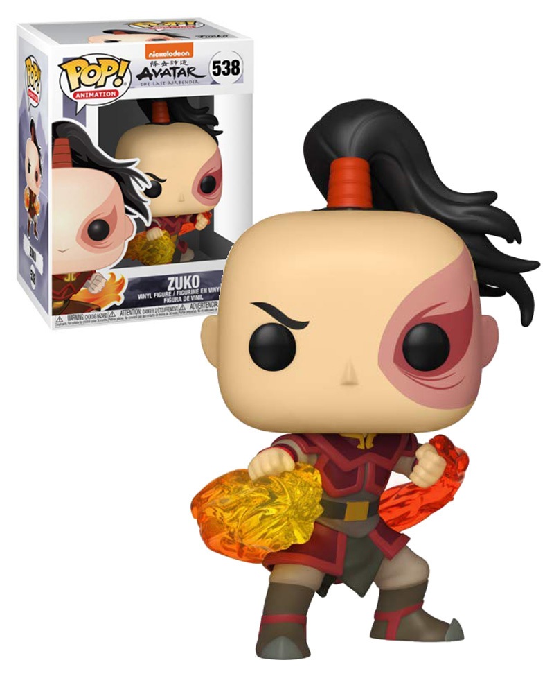 Funko POP! Animation Avatar The Last Airbender 538 Zuko New, Mint