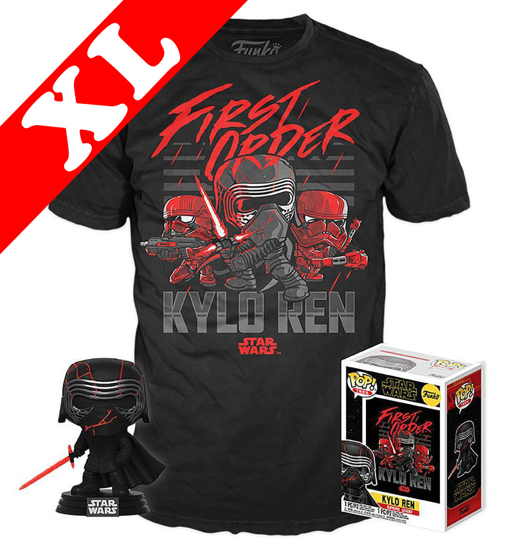 Funko Pop! Tees 308 Star Wars Kylo Ren POP! Vinyl & TShirt Box Set