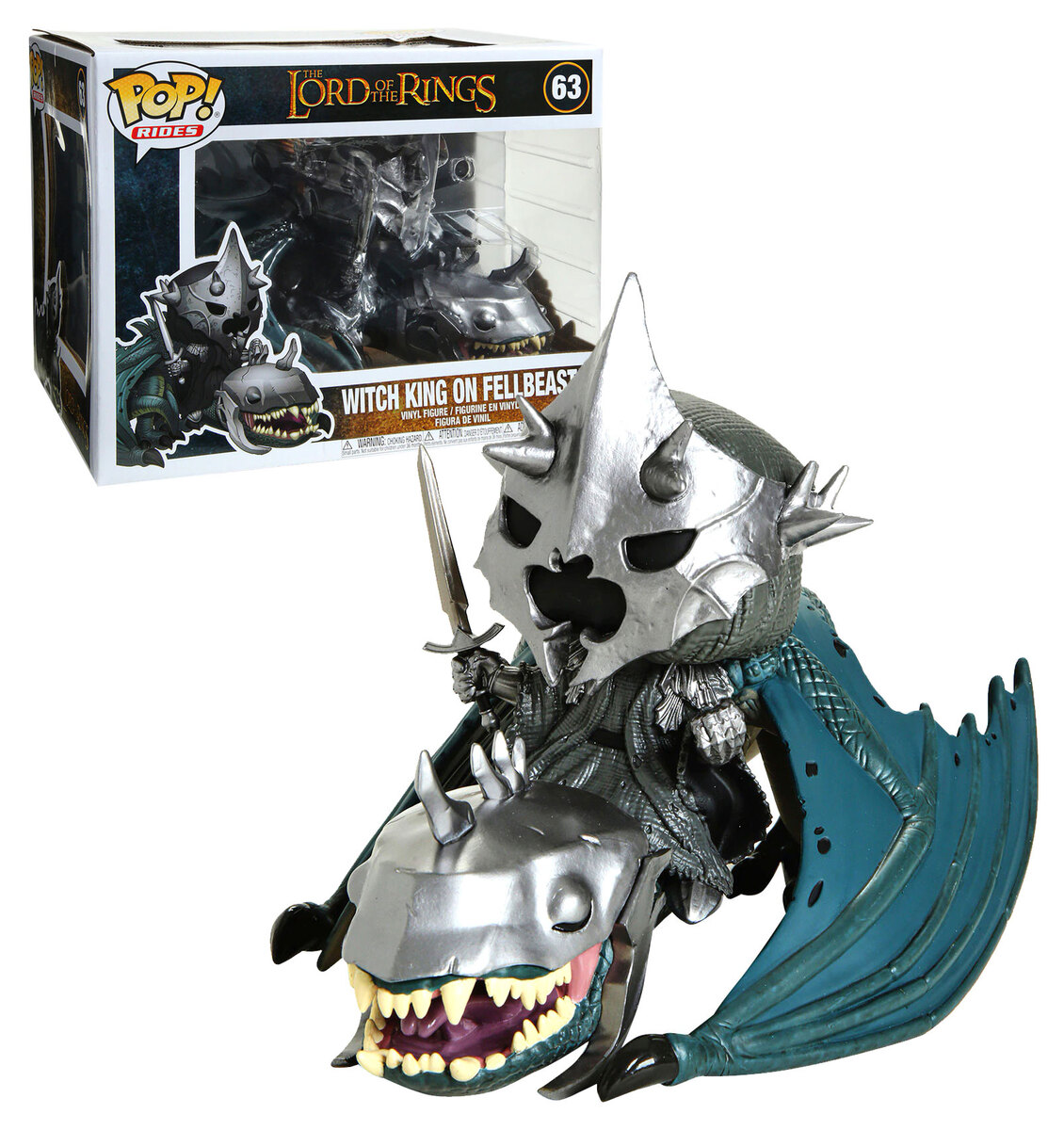 Funko POP! Rides Lord Of The Rings 63 Witch King On Fellbeast New