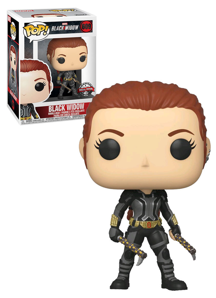 Funko POP! Marvel Black Widow 609 Black Widow (Grey Suit) New, Mint
