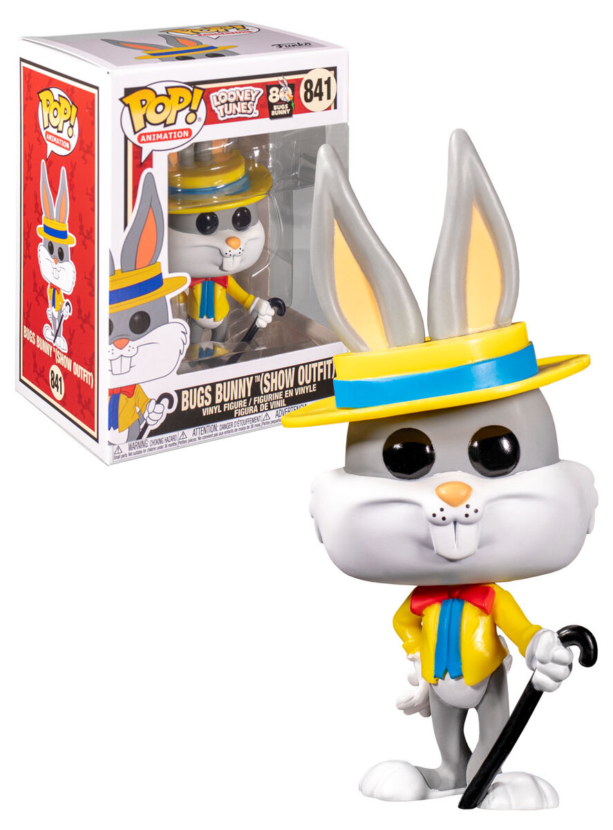 Funko Pop! Animation Looney Tunes 841 Bugs Bunny (In Show Outfit) POP