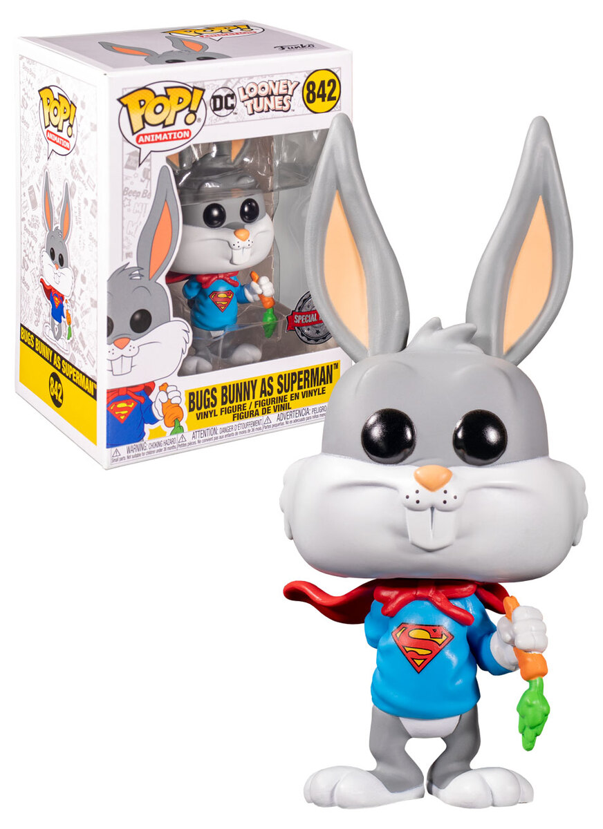 Funko Pop! Animation Looney Tunes 842 Bugs Bunny (Super Bugs) POP