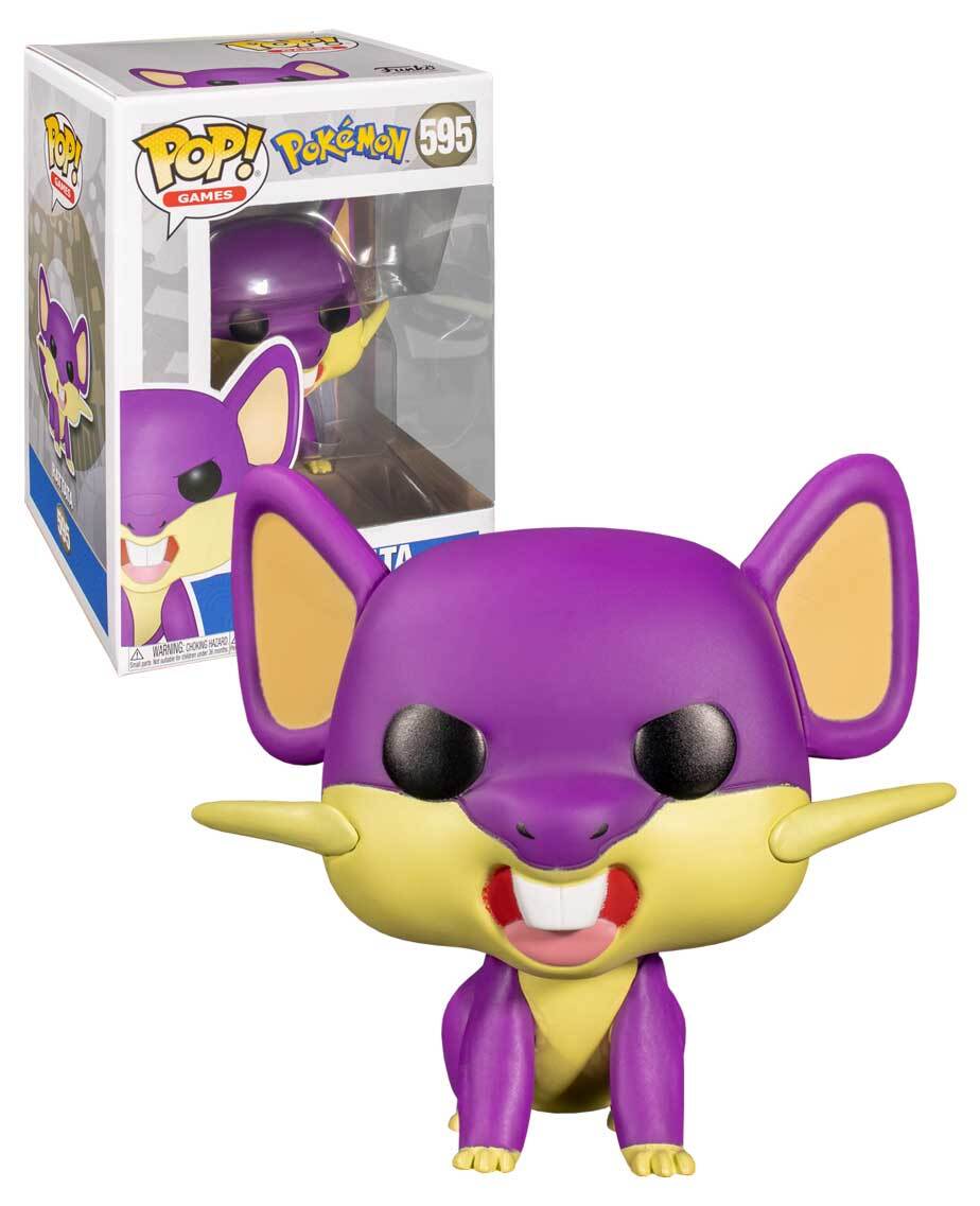 Funko POP! Games Pokemon 595 Rattata New, Mint Condition