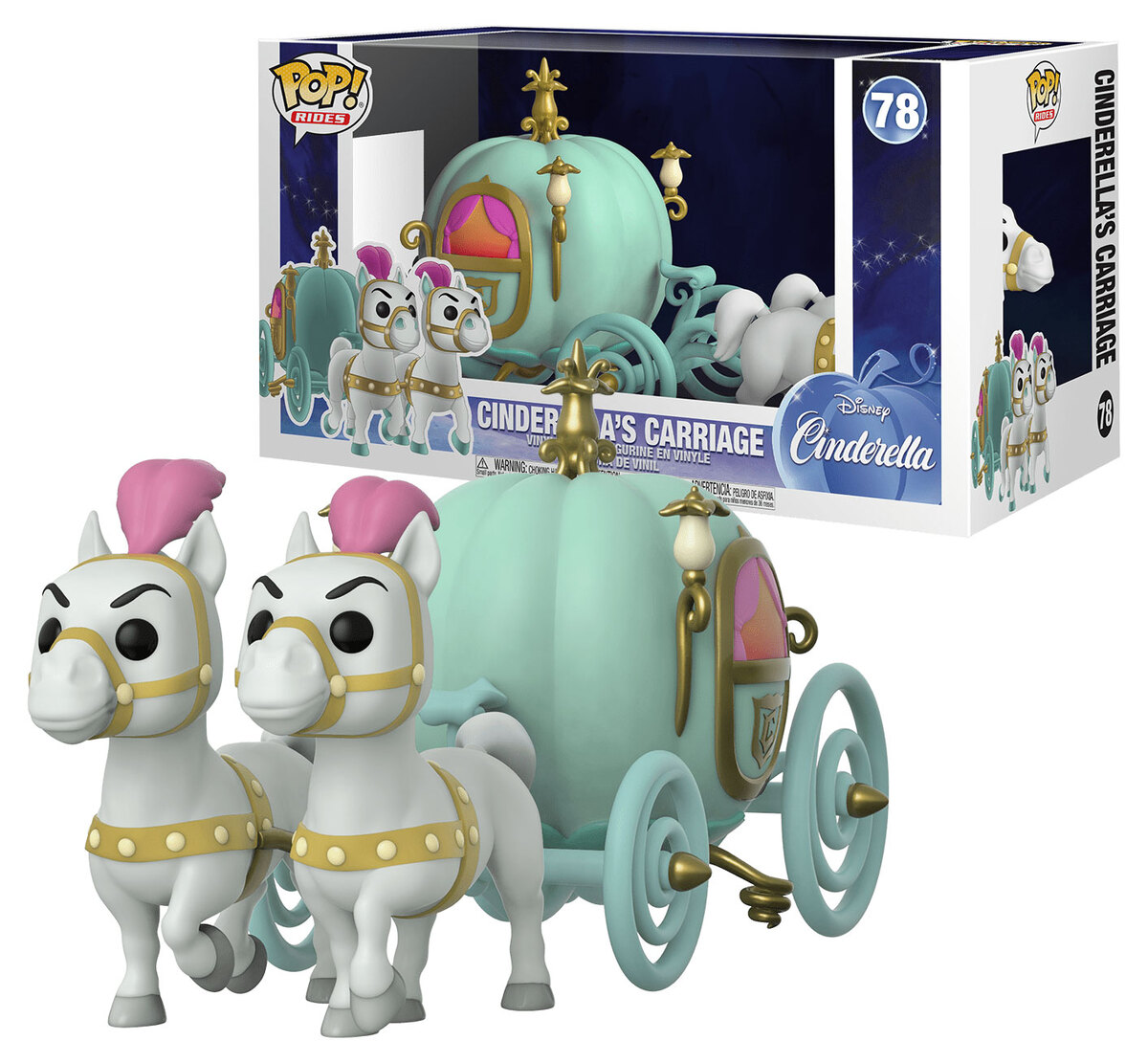 Funko POP! Rides Disney Cinderella 78 Cinderella's Carriage New