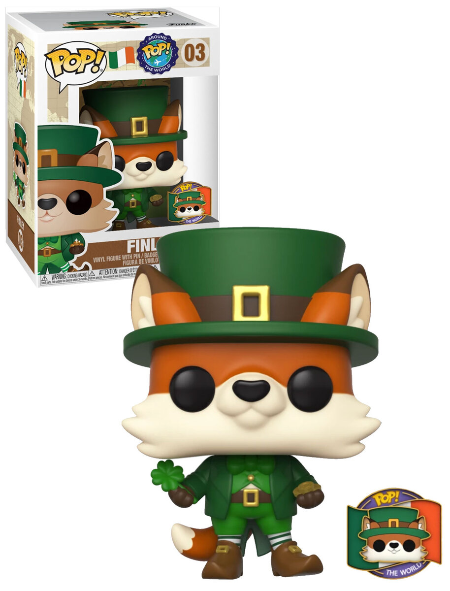 Funko POP! Around The World 03 Finley (With Pin) Funko Shop Limited