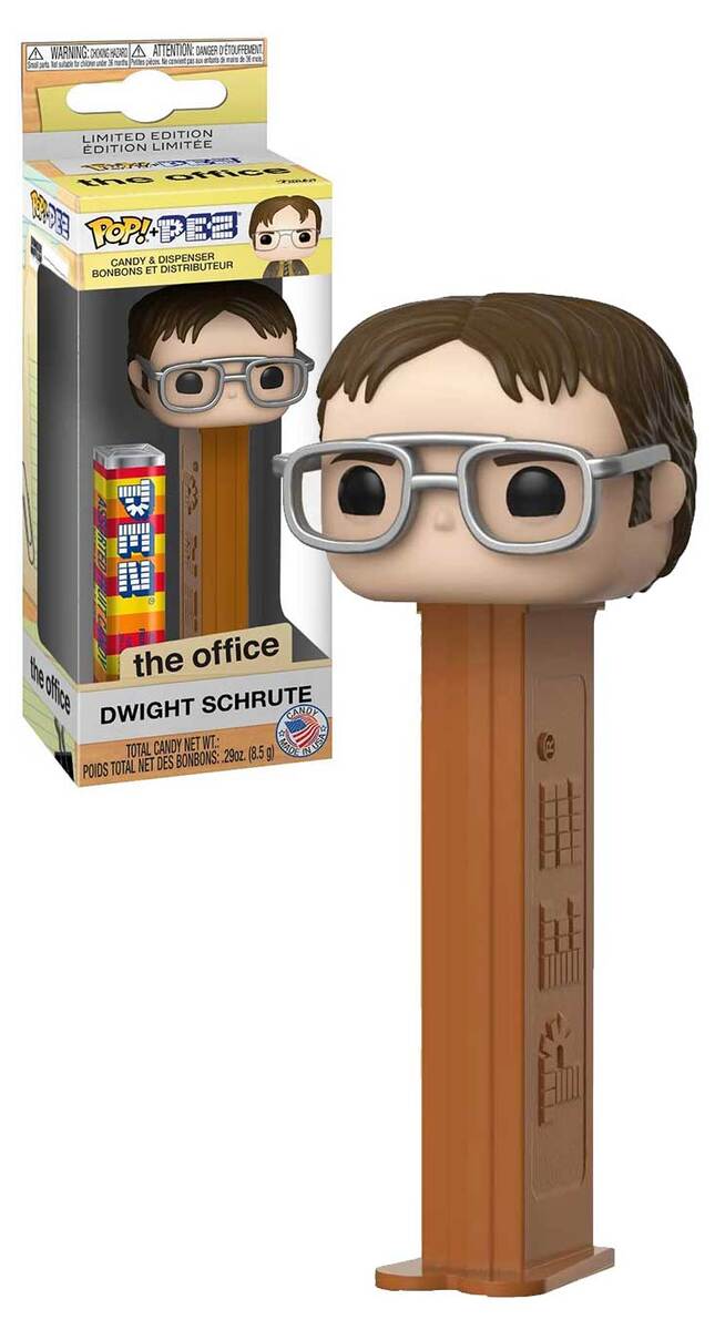 Funko POP! Pez Dwight Schultz (The Office) Limited Edition Candy & Dispenser New, Mint Condition