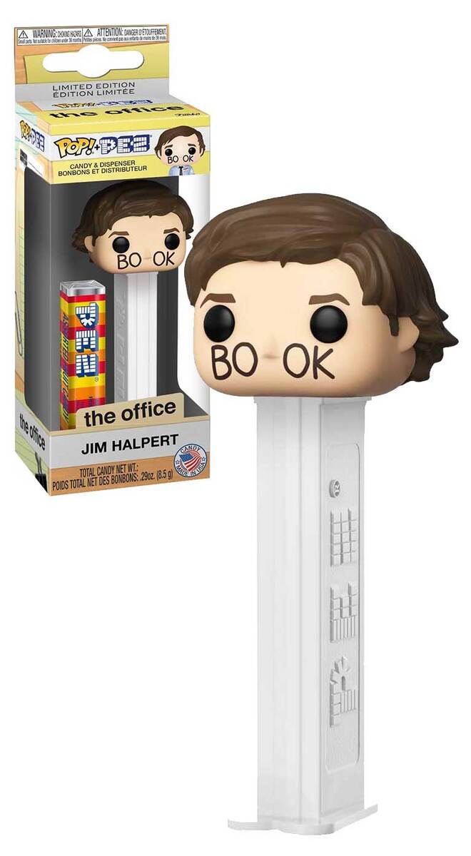 Funko POP! Pez Jim Halpert (The Office) Limited Edition Candy & Dispenser New, Mint Condition