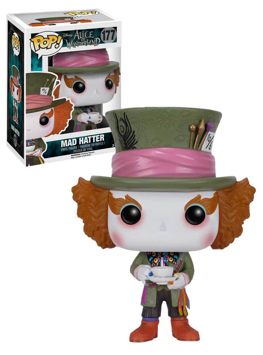 Funko POP! Disney Alice In Wonderland 177 Mad Hatter New, Mint Condition