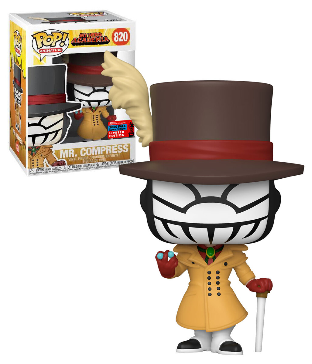 Funko POP! My Hero Academia 820 Mr Compress Funko 2020 New York Comic Con (NYCC) Limited