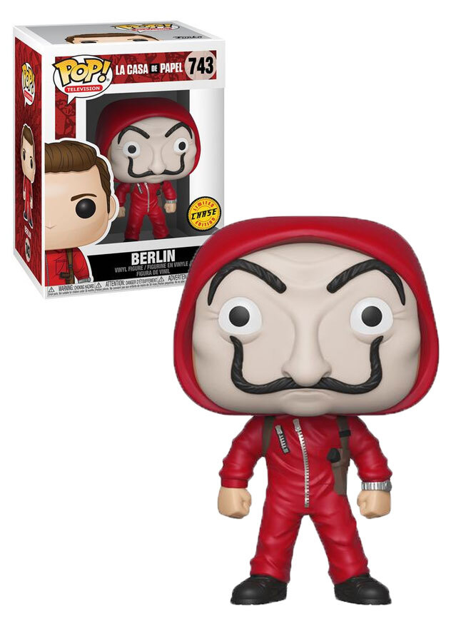 Funko POP! Television La Casa de Papel (Money Heist) 743 Berlin Limited Chase Edition New, Mint