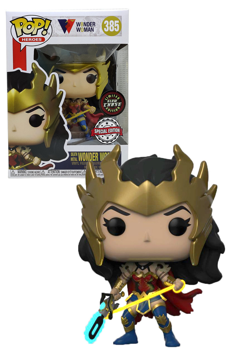 Funko POP! Wonder Woman 385 Death Metal 80th Anniversary Limited