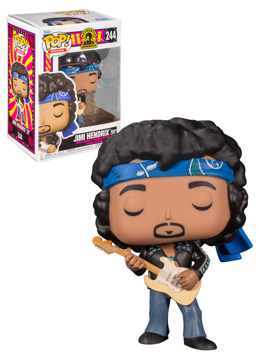 Funko POP! Rocks Authentic Hendrix 244 Jimi Hendrix (Maui) New