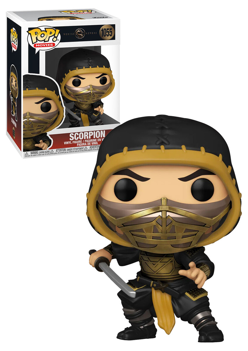 Funko POP! Movies Mortal Kombat 1055 Scorpion (Metallic) New, Mint