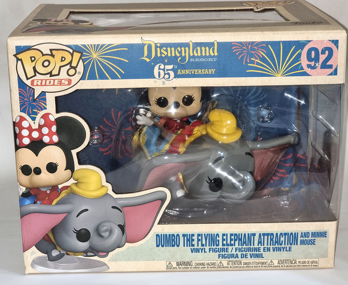 Funko POP! Rides Disneyland 65th Anniversary 92 SuperSized Dumbo With