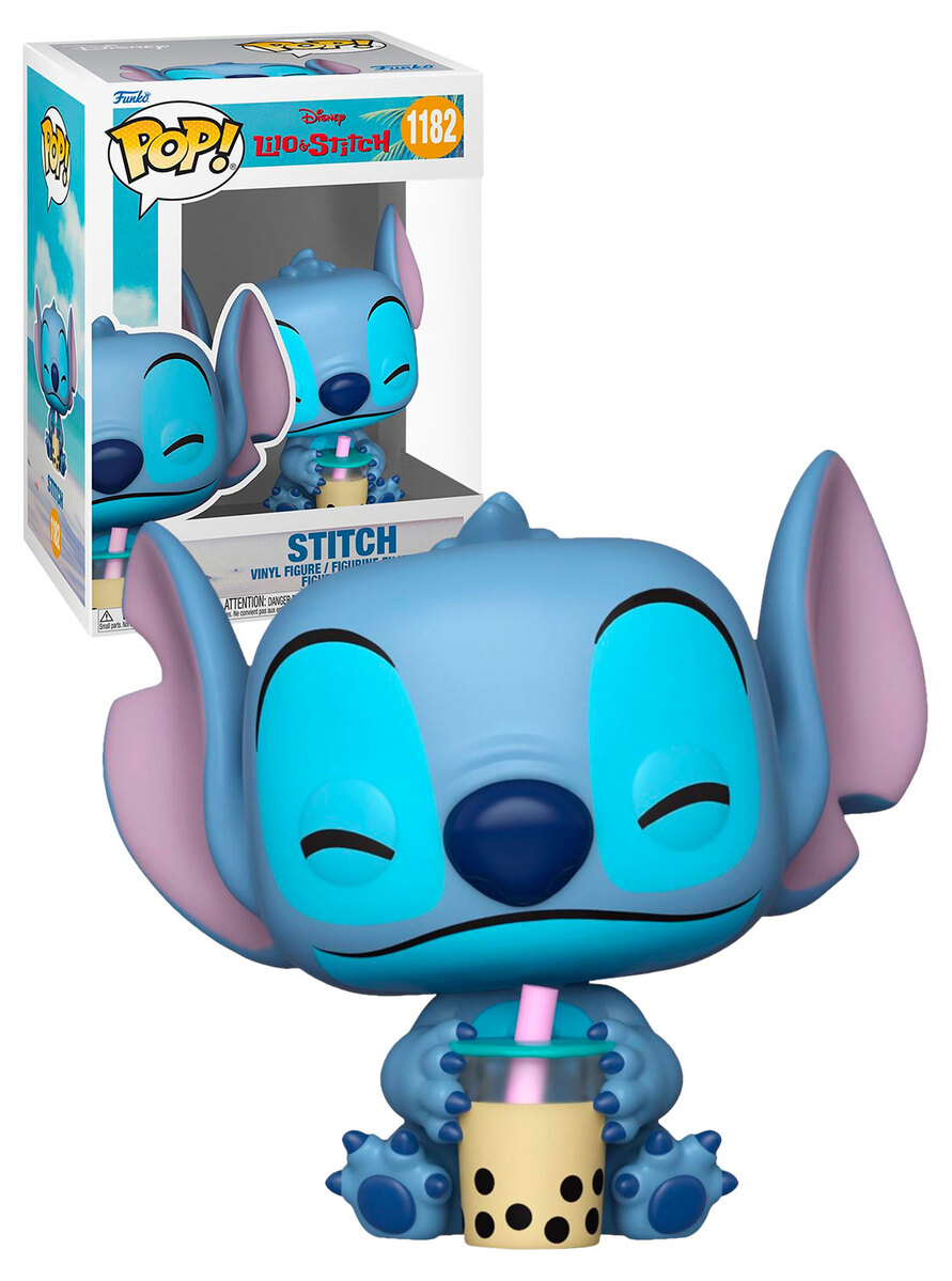 Funko POP! Disney Lilo & Stitch 1182 Stitch (With Boba Tea) New