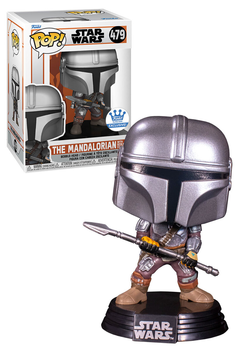 Funko POP! Star Wars The Mandalorian 479 The Mandalorian With Beskar