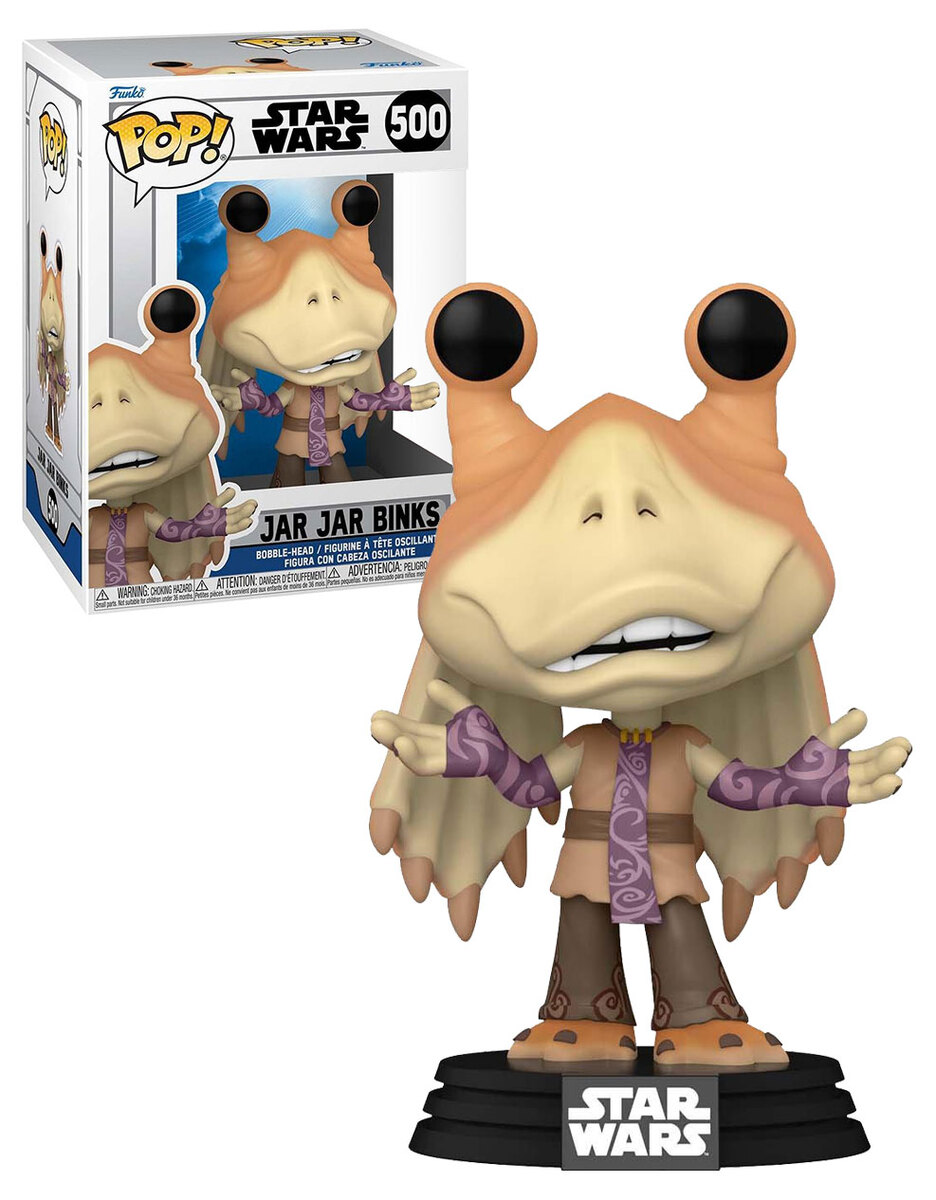 Funko POP! Star Wars The Clone Wars 500 Jar Jar Binks New, Mint