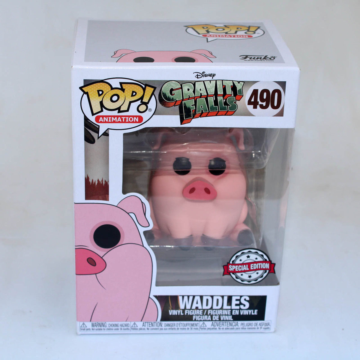 Funko POP! Animation Gravity Falls 490 Waddles New, With Minor Box
