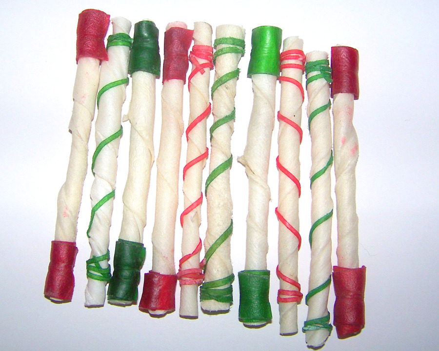 20 x Christmas Rawhide Treats Unbranded