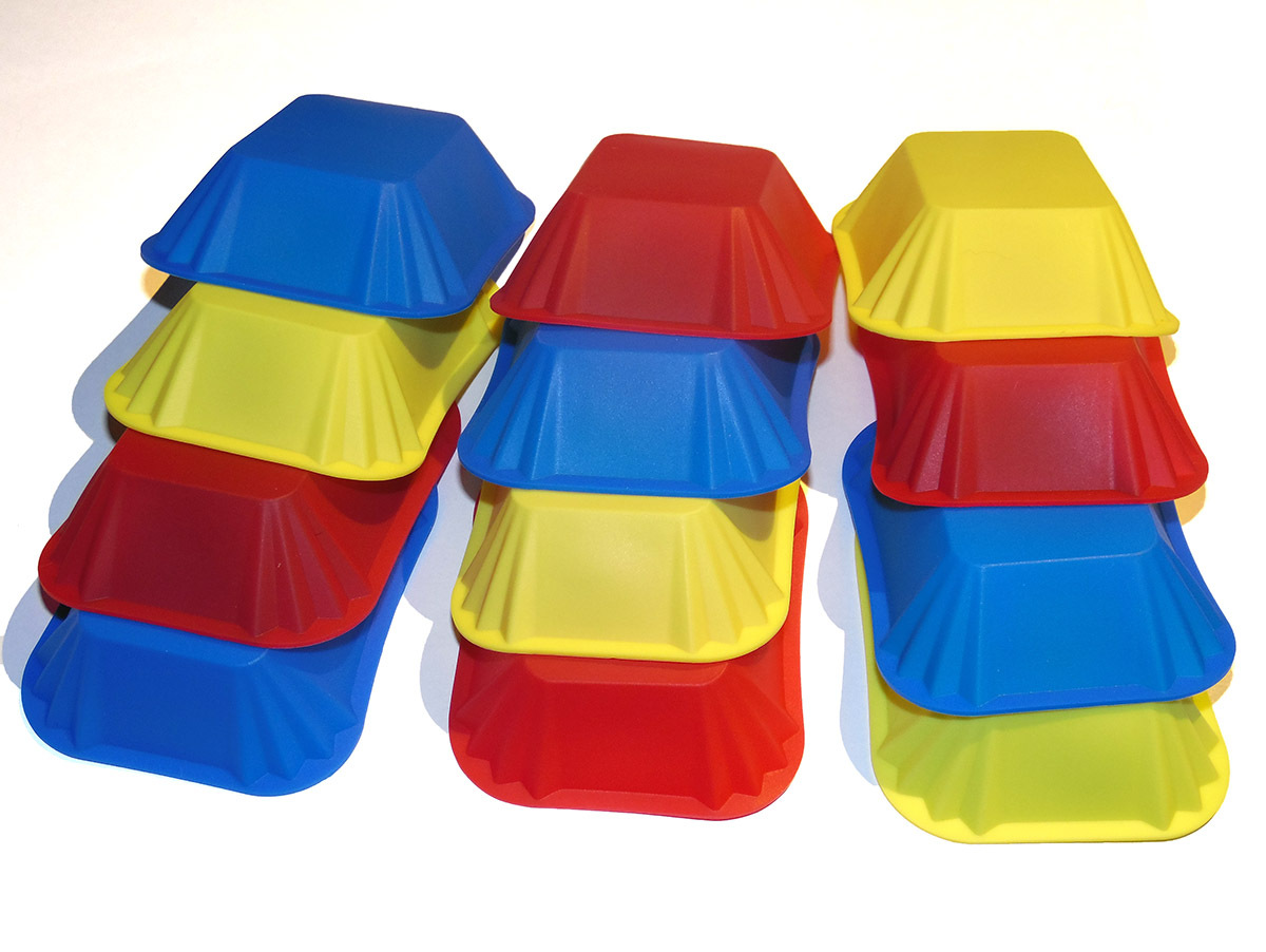 Set of 12 x Single Serve Pie/Cake Silicone Bakeware