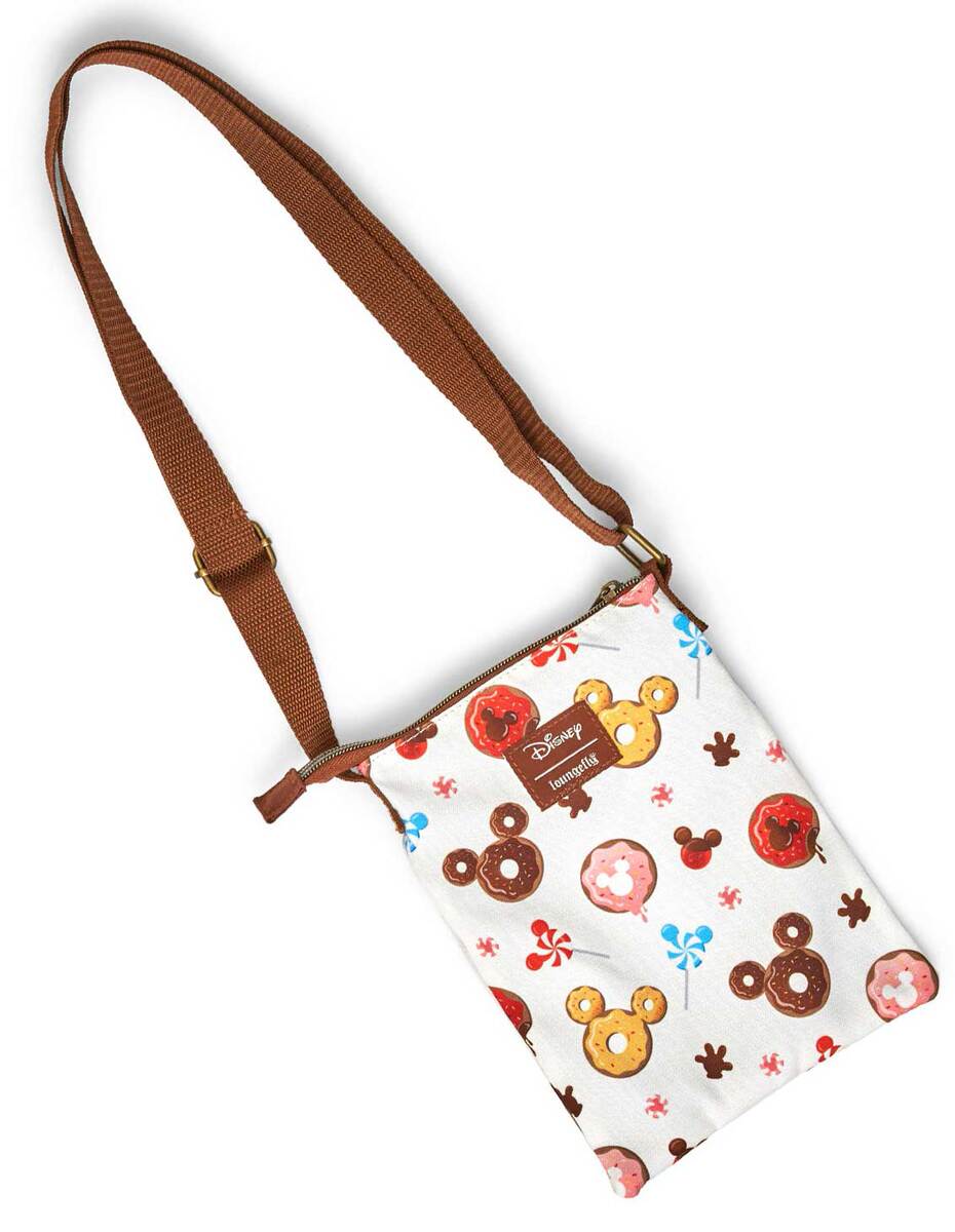 Disney Mickey Mouse Sweets Passport Crossbody Bag by Loungefly New