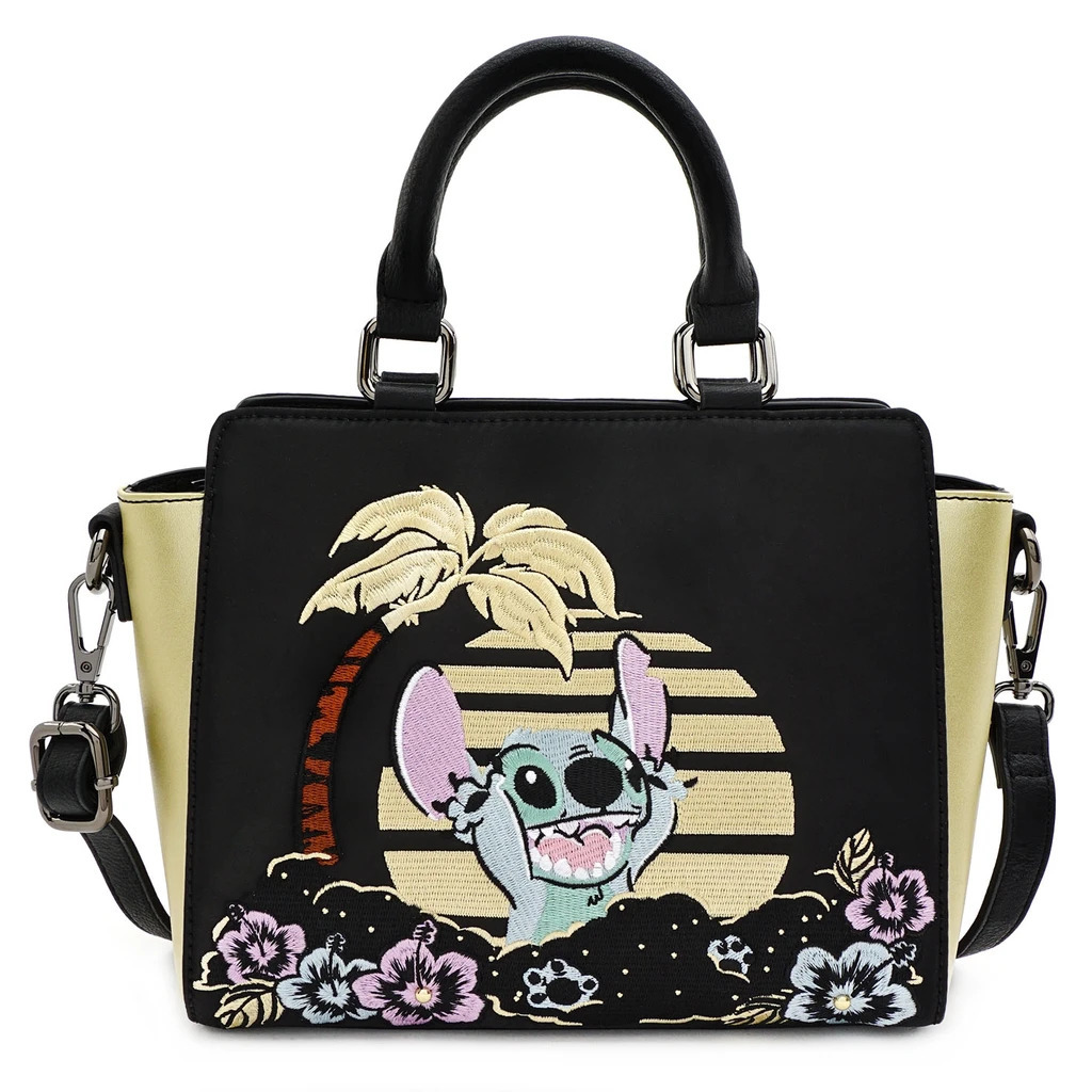 Loungefly Disney Lilo And Stitch Satin Stitch Crossbody Bag New, With