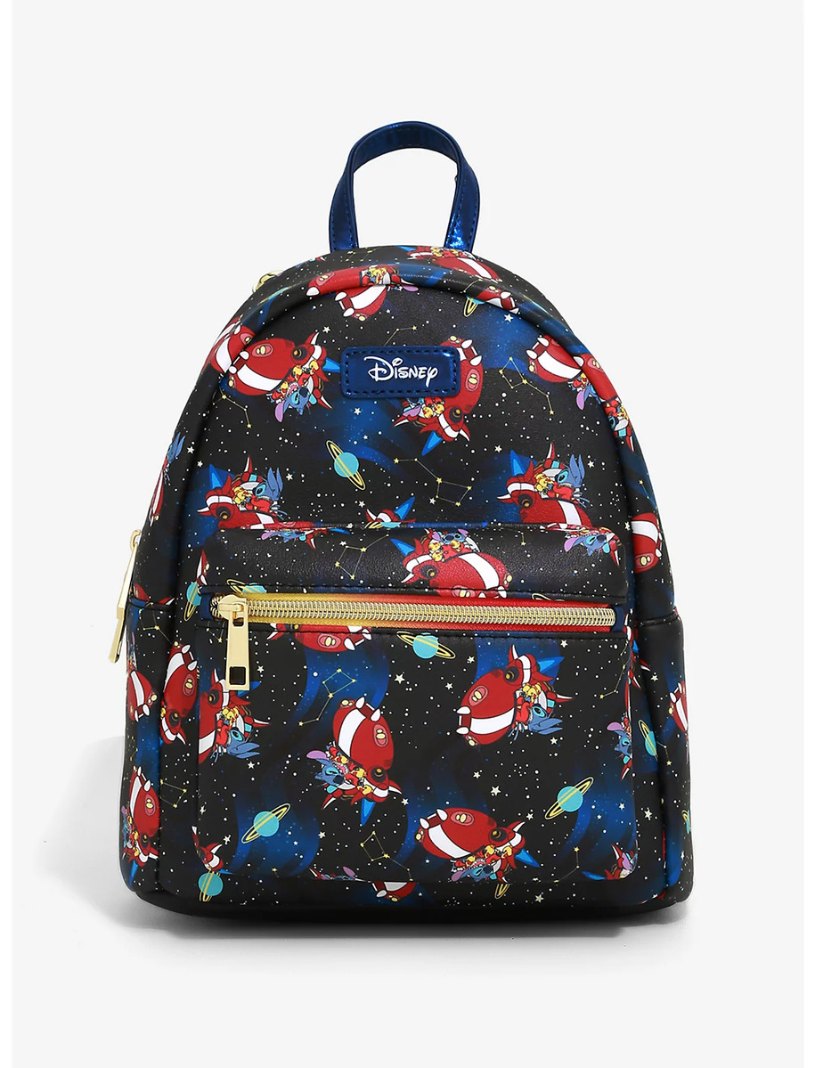 Disney Lilo & Stitch Spaceship Mini Backpack by Loungefly New, With Tags