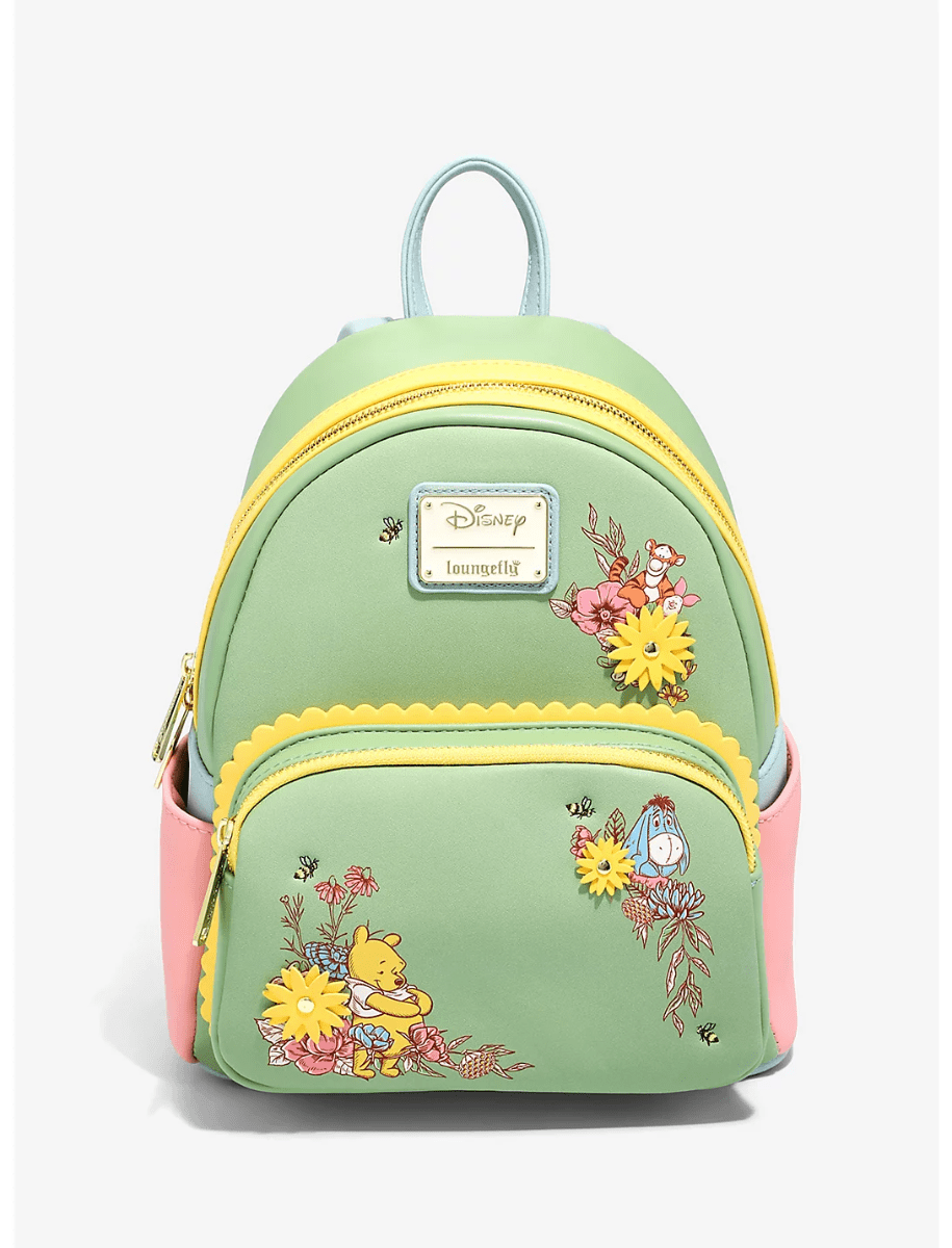 Disney Winnie The Pooh Floral Mini Backpack by Loungefly New, With Tags