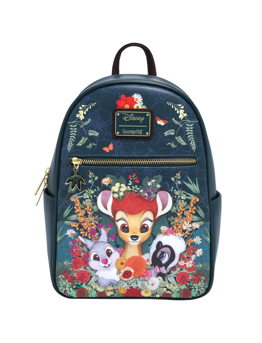 Disney Bambi Floral Friends Mini Backpack by Loungefly New, With Tags