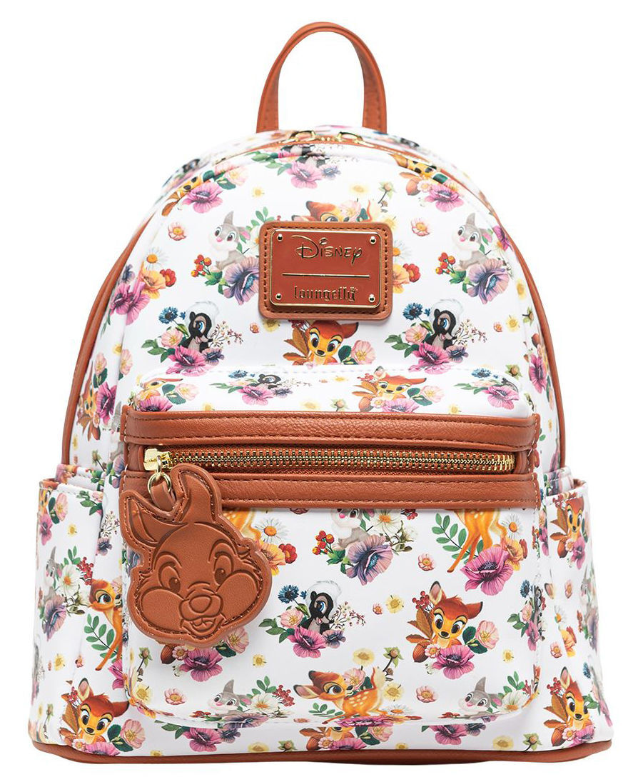 Disney Bambi Thumper & Flower Floral Mini Backpack by Loungefly New