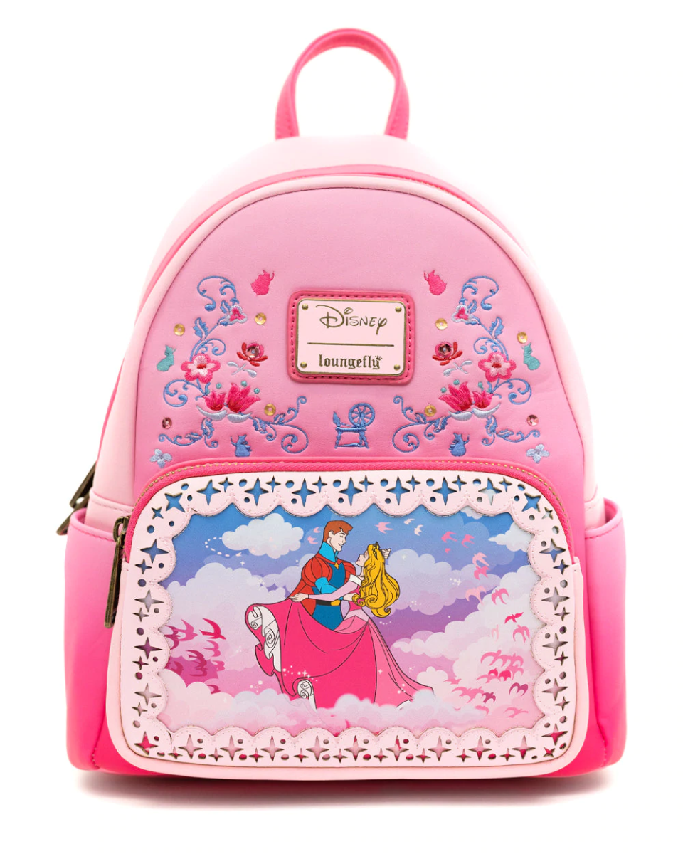 Loungefly Disney Sleeping Beauty Aurora Stories Mini Backpack New